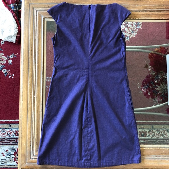 •SUNHEE MOON• SF Designer Purple Cotton Dress - Picture 5 of 8
